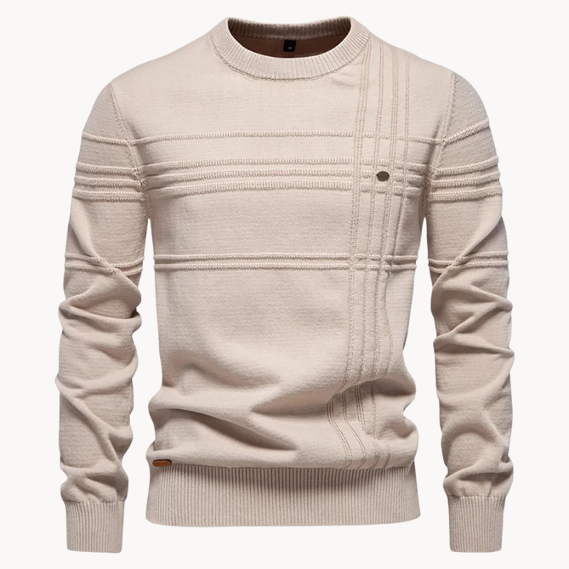 Aidan | Check Sweater