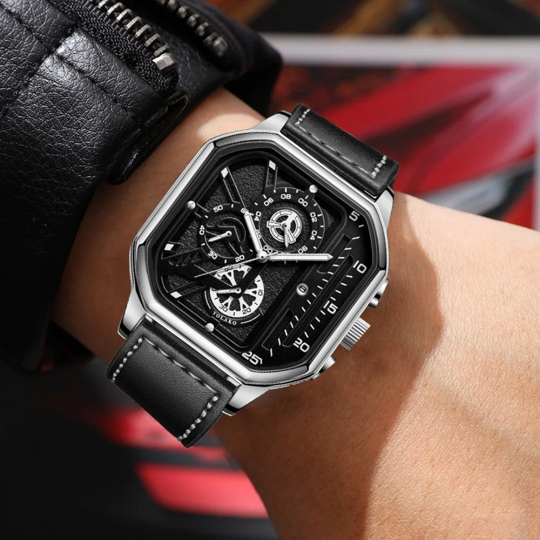 Rafael Square Chronograph Watch