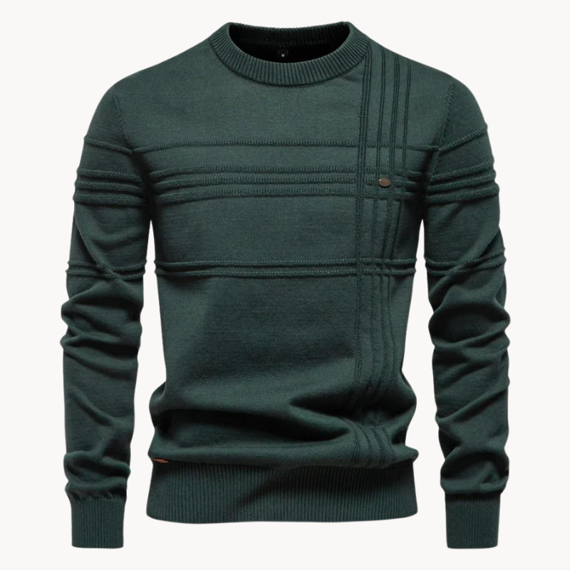 Aidan | Check Sweater