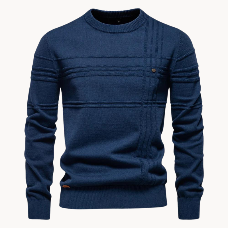 Aidan | Check Sweater