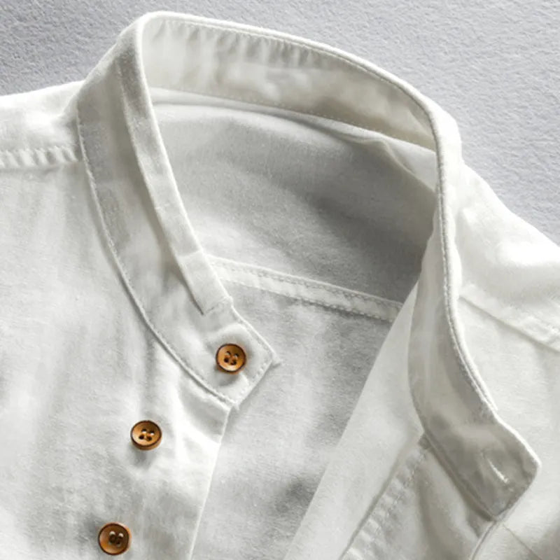 Men's Katana Cuban Collar Shirt — Short-Sleeve Camp Collar