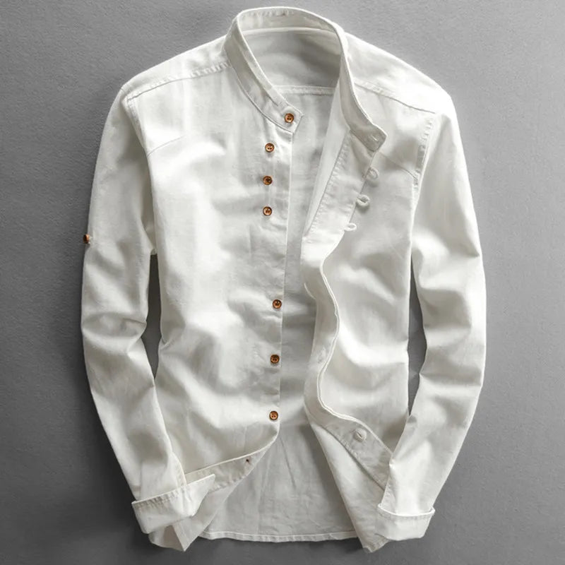 Men's Katana Cuban Collar Shirt — Short-Sleeve Camp Collar