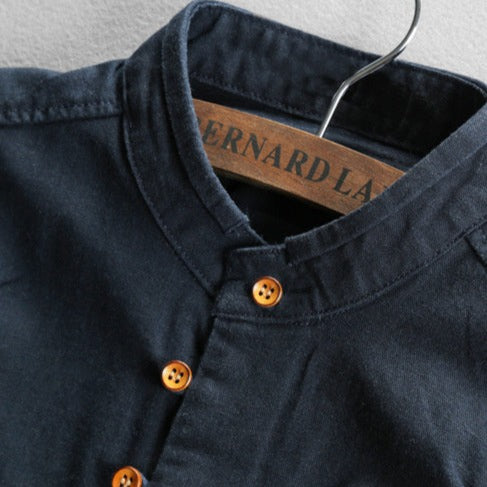 Men's Katana Cuban Collar Shirt — Short-Sleeve Camp Collar