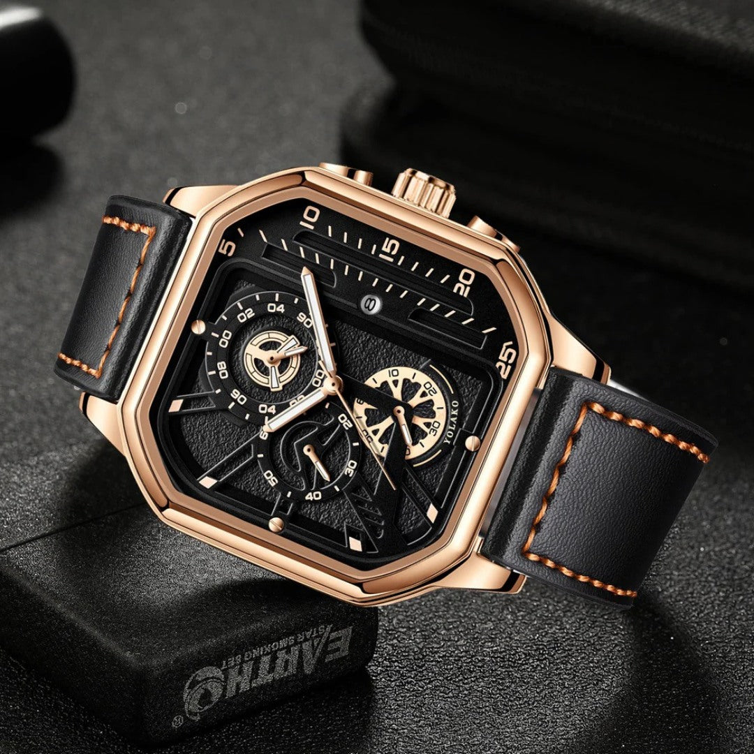 Rafael Square Chronograph Watch