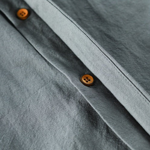 Men's Katana Cuban Collar Shirt — Short-Sleeve Camp Collar