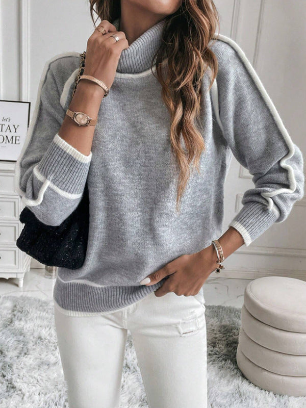The Margot Ribbed Turtleneck Top — fit